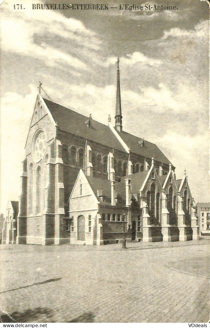 Belgique - Brussel - Bruxelles - Etterbeek - L'Eglise St-Antoine - Etterbeek