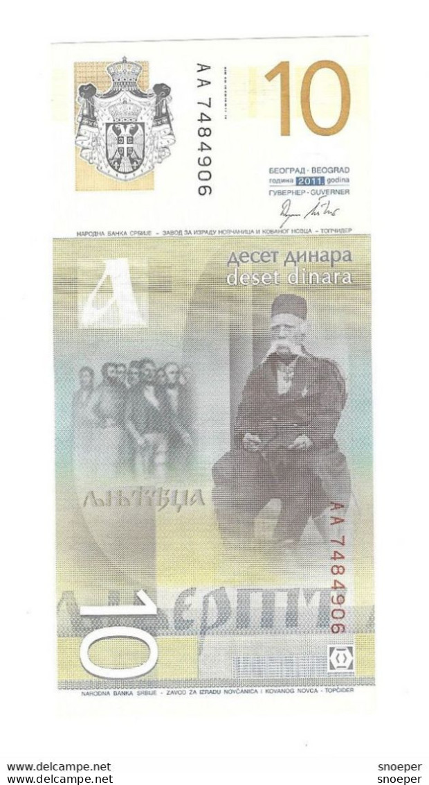 *serbia10 Dinara 2011   46 Unc - Serbie