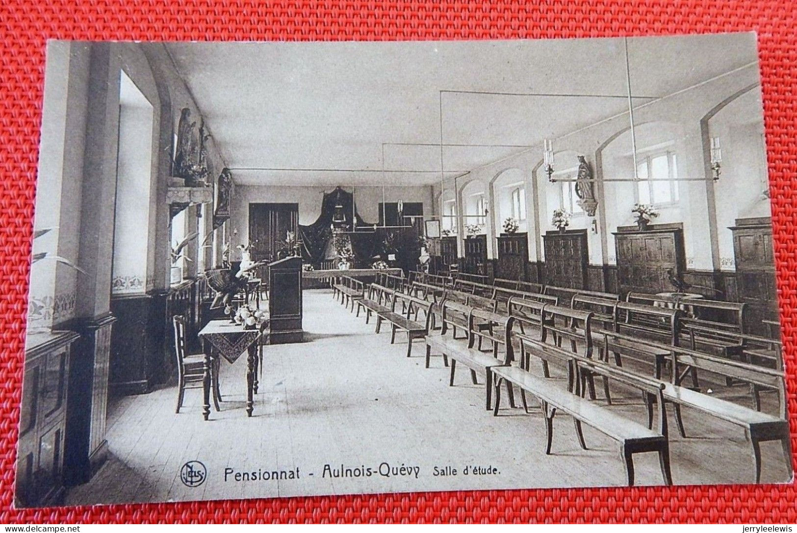 AULNOIS - QUEVY  -   Pensionnat  -  Salle D'étude - Quévy