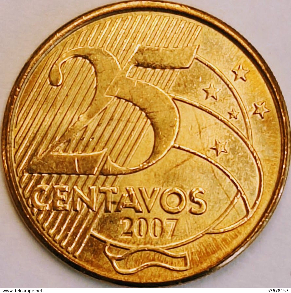 Brazil - 25 Centavos 2007, KM# 650 (#3269) - Brésil