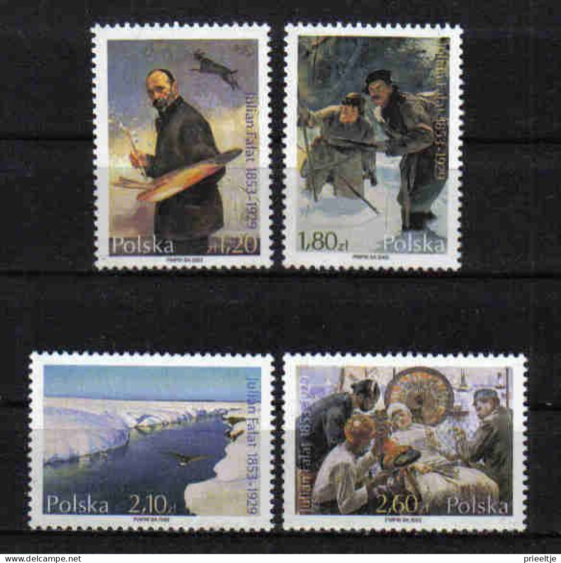 Poland 2003 Paintings  Y.T. 3816/3819  ** - Unused Stamps