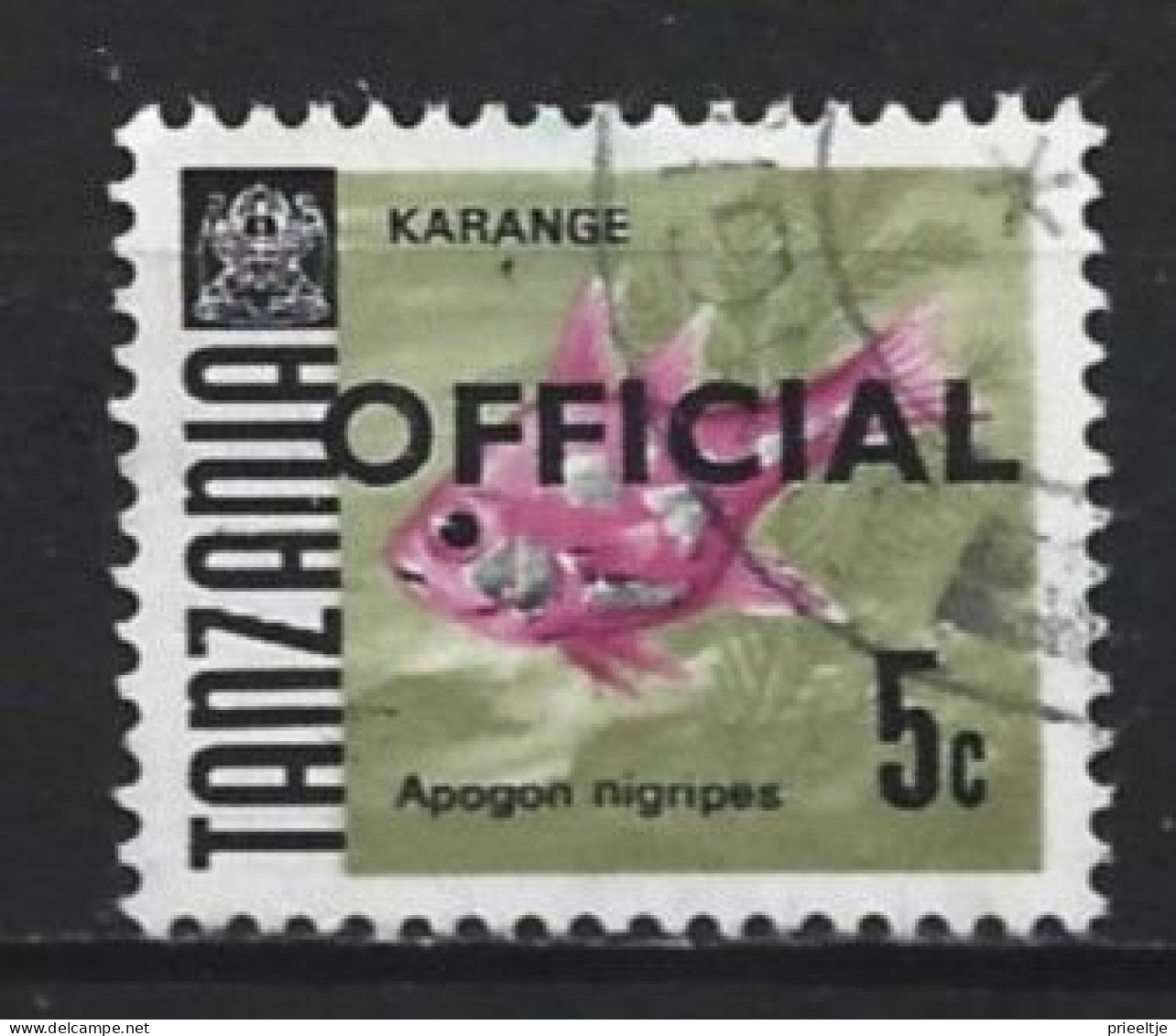 Tanzania 1967 Fish Y.T. S9 (0) - Tanzanie (1964-...)