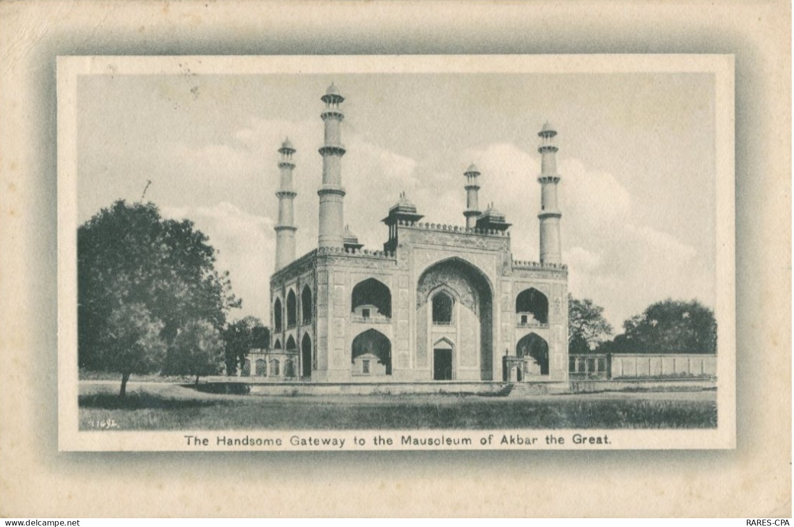 The Handsome Gateway To The Mausoleum Of Akbar The Great - India