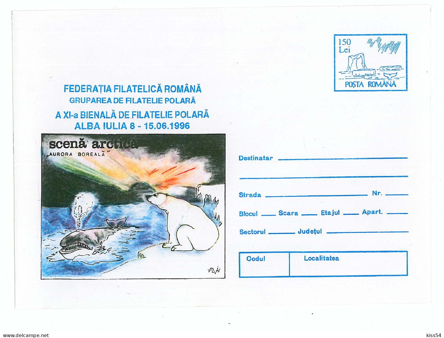 IP 96 - 64 Polar Animals, Whale And Polar Bear - Stationery - Unused - 1996 - Arctic Tierwelt
