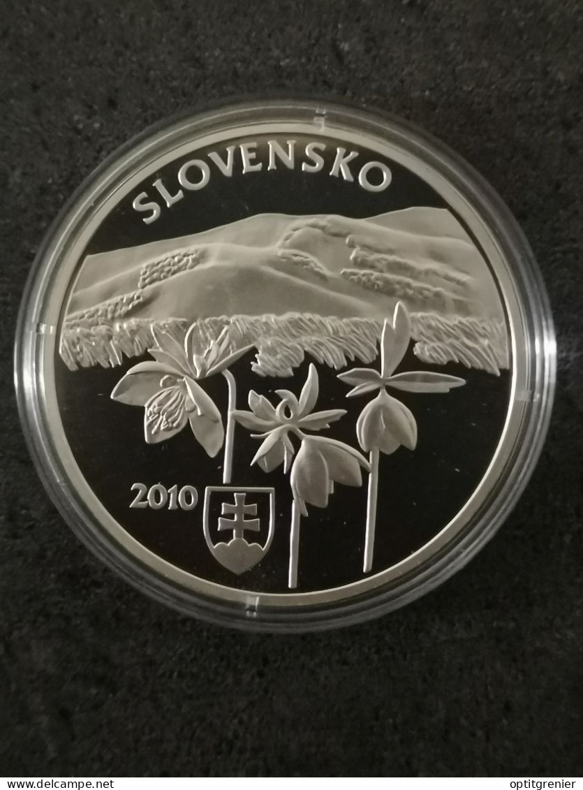 20 EURO ARGENT BE 2010 PARC NATIONAL DE POLONINY SLOVAQUIE 10350 EX. / PROOF SILVER - Slovaquie