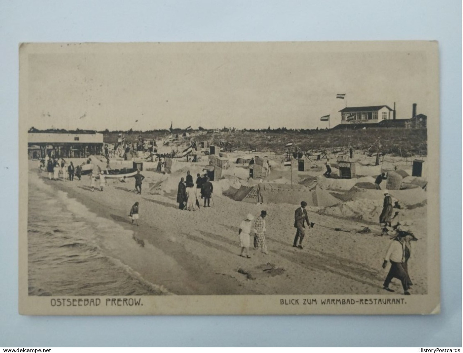 Ostseebad Prerow, Blick Zum Warmbad-Restaurant, 1926 - Fischland/Darss