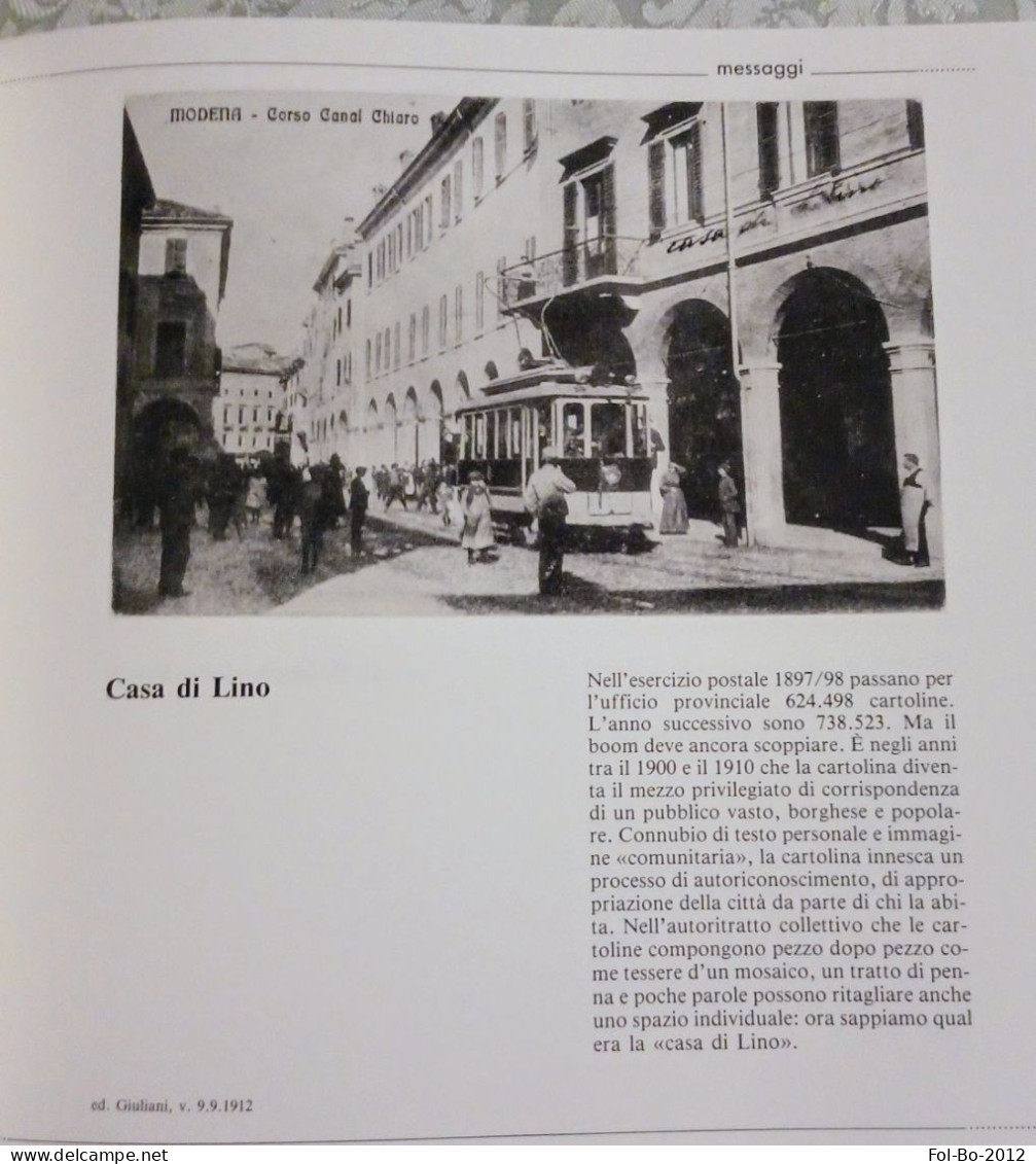 Modena 1900 In 187 Cartoline Del 1989 Come Un Catalogo - Livres & Catalogues