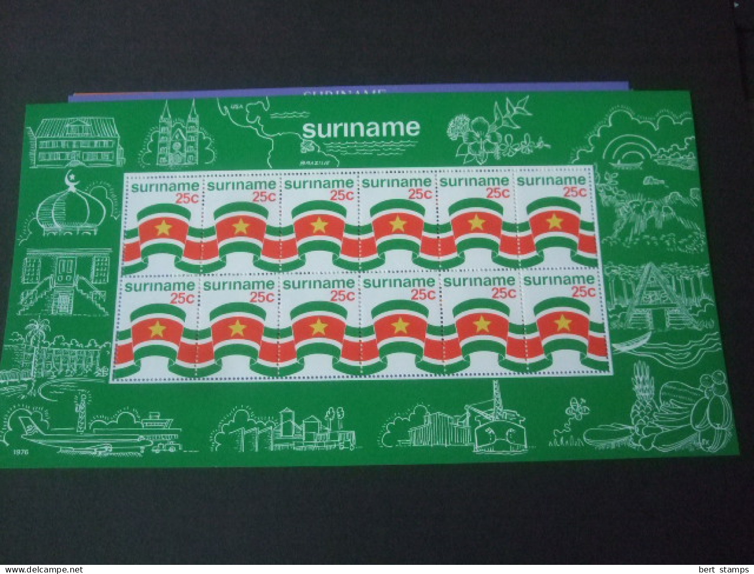 Suriname 5 Sheets Nr 1-5 MNH Cat. Value € 70,50 - Suriname