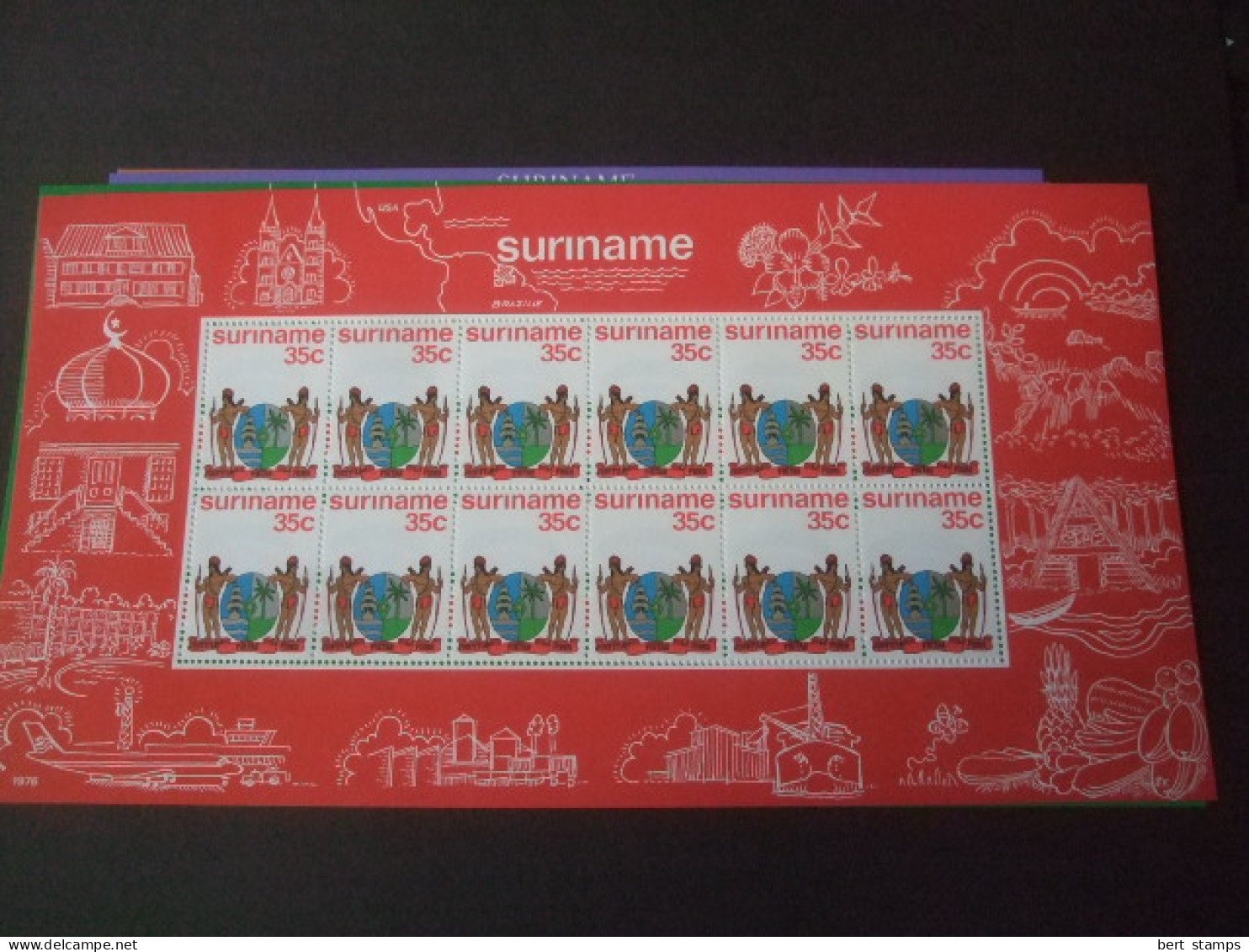 Suriname 5 Sheets Nr 1-5 MNH Cat. Value € 70,50 - Suriname