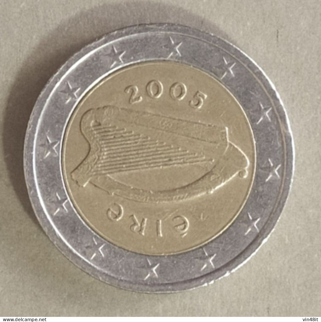 2005 - IRLANDA  - MONETA IN EURO - DEL VALORE DI  2,00  EURO  - USATA - Irlanda