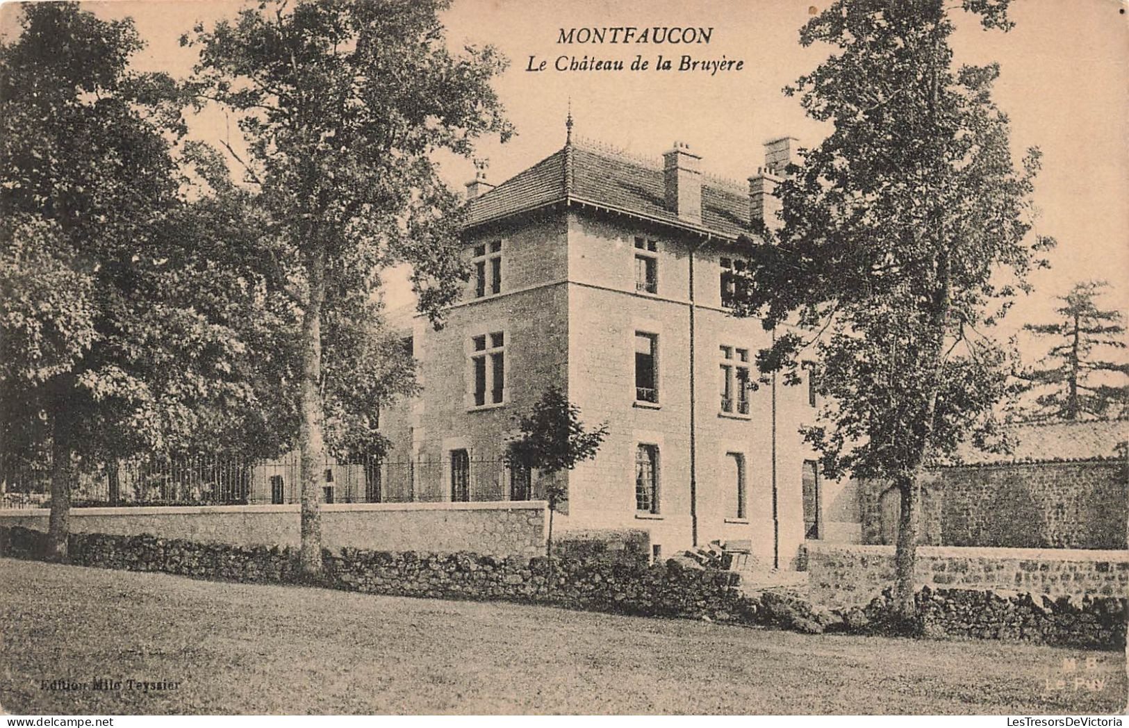 FRANCE - Montfaucon En Velay - Château De La Bruyère - Carte Postale Ancienne - Montfaucon En Velay