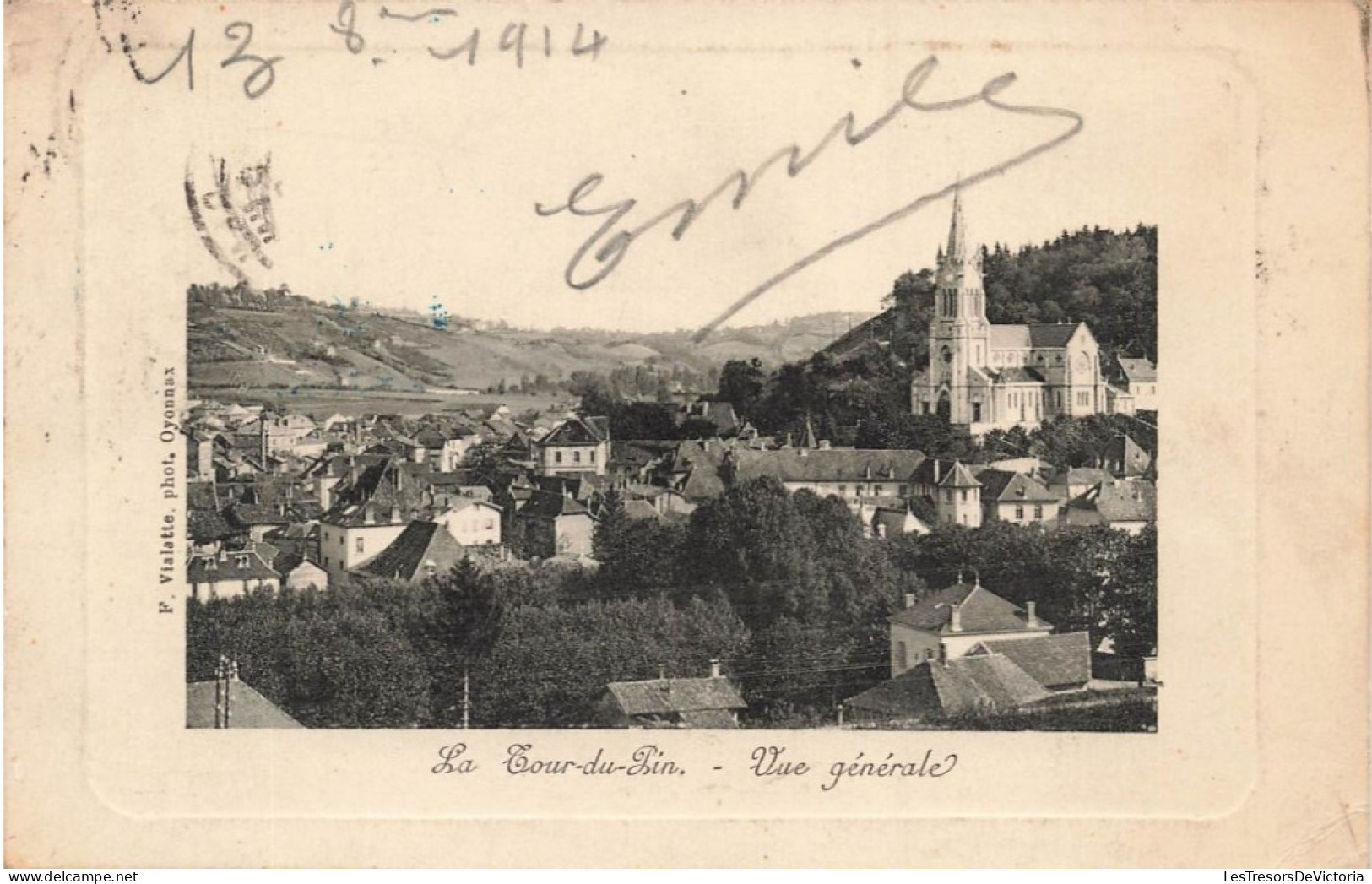 FRANCE - La Tour Du Pin - Vue Générale De La Ville - Carte Postale Ancienne - La Tour-du-Pin