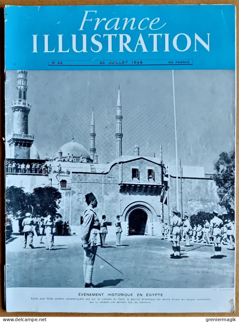 France Illustration N°42 20/07/1946 Haute Cour/Procès Belgrade Mikhaïlovitch/Egypte/Astrophysique Observatoires/Orléans - General Issues