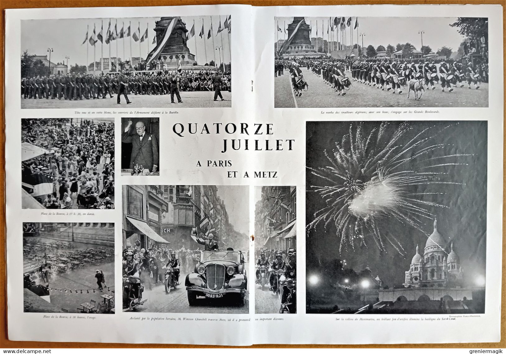 France Illustration N°42 20/07/1946 Haute Cour/Procès Belgrade Mikhaïlovitch/Egypte/Astrophysique Observatoires/Orléans