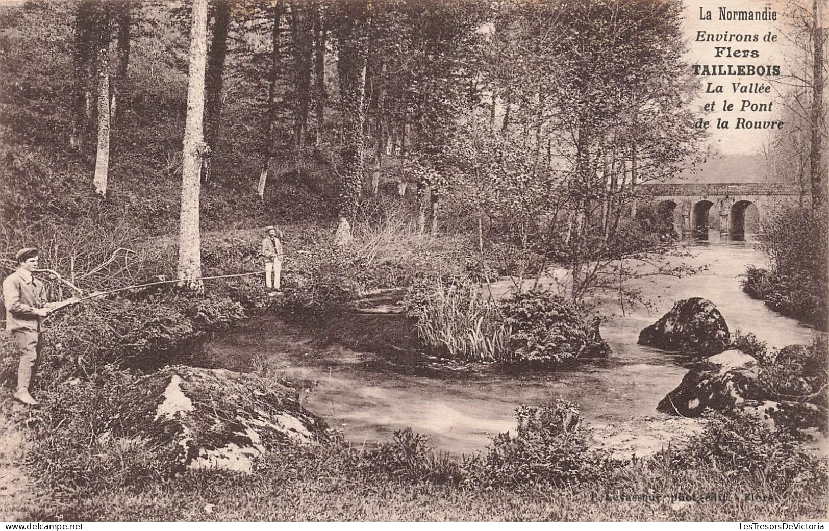 FRANCE - Environs De Flers - Taillebois - La Vallée Et Le Pont De La Rouvre - Carte Postale Ancienne - Flers