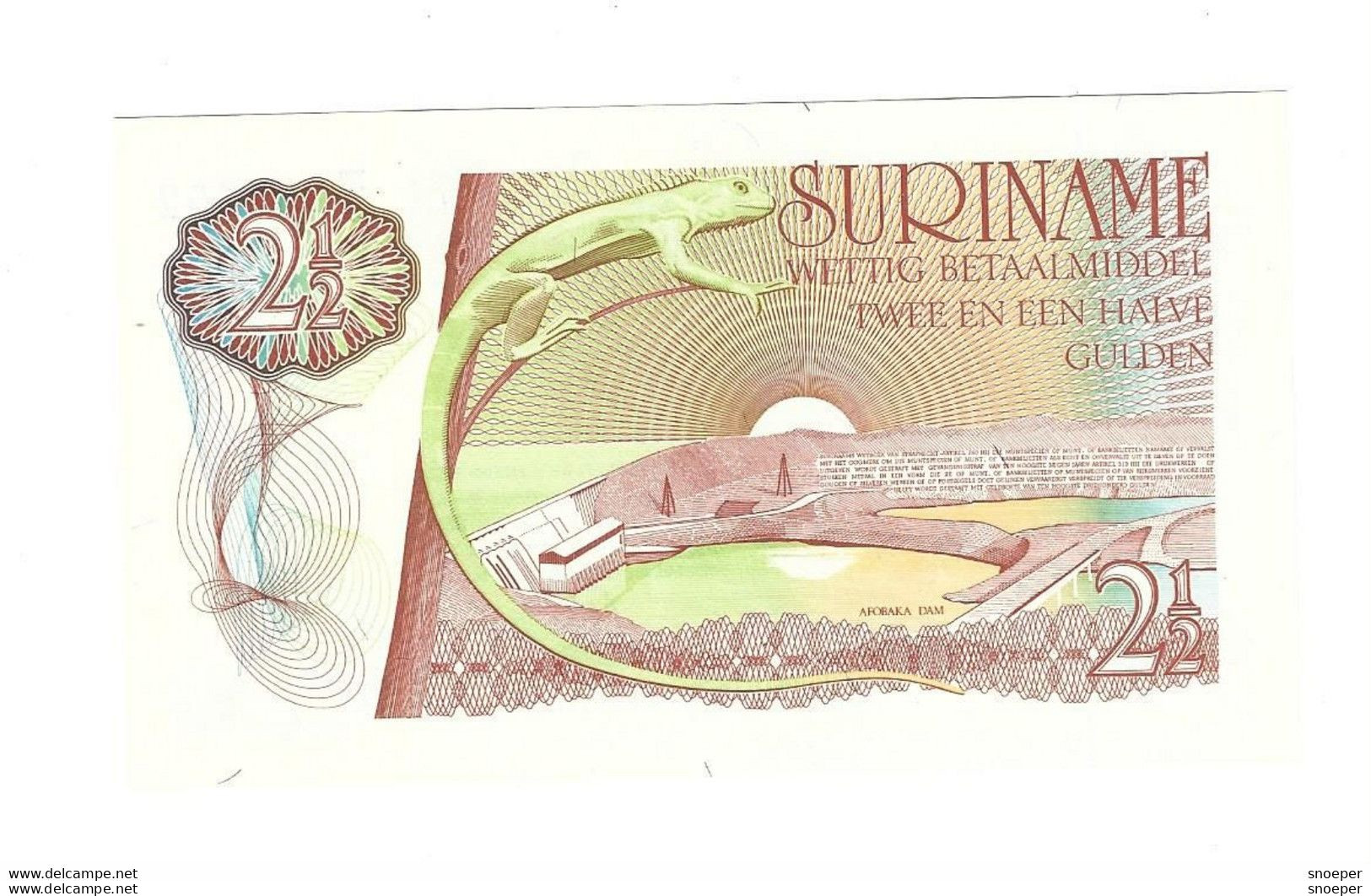 Suriname 2,5 Gulden 1985  119  Unc - Surinam