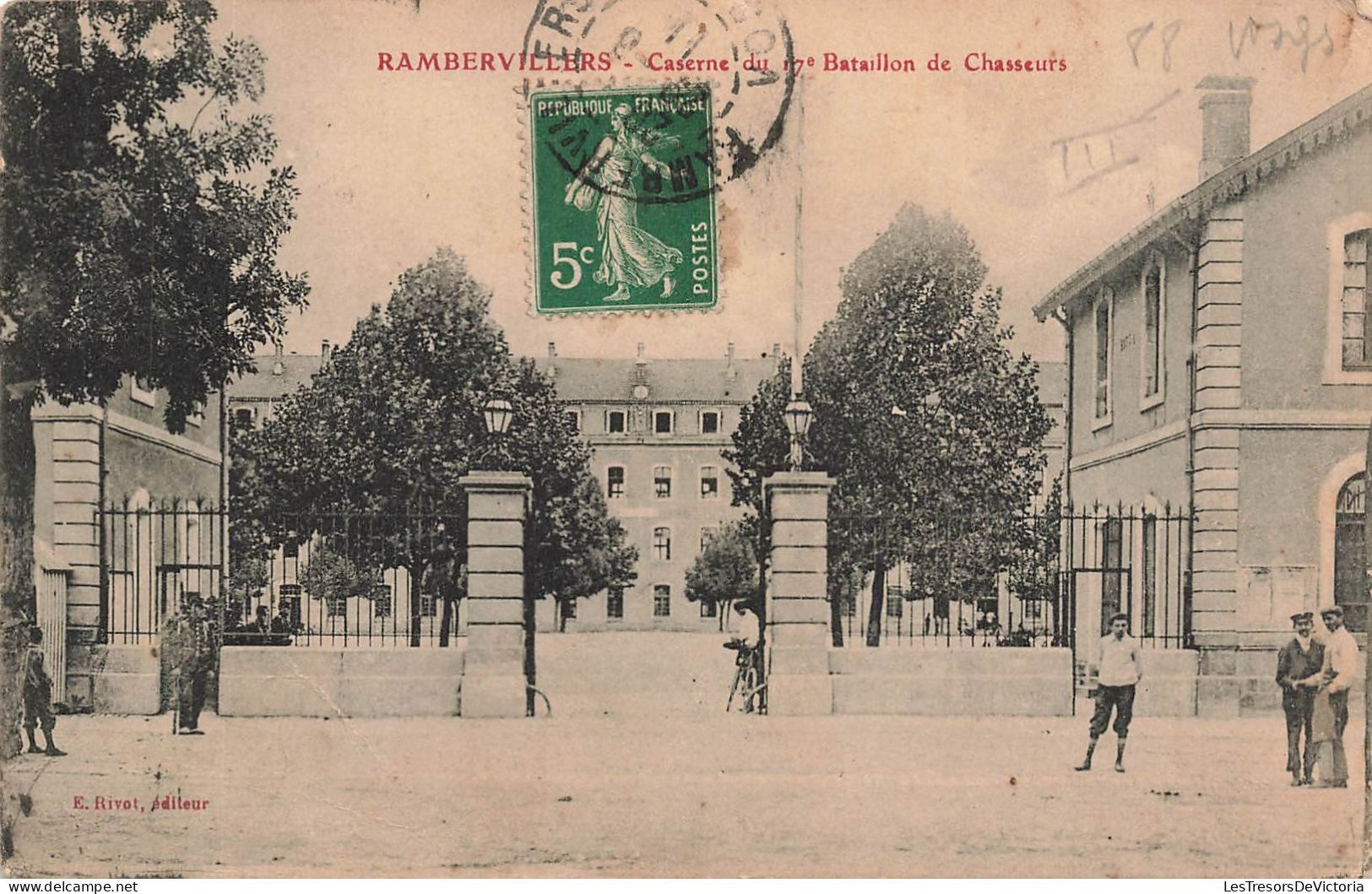 FRANCE - Rambervillers - Caserne Du 17è Bataillon De Chasseurs - Carte Postale Ancienne - Rambervillers