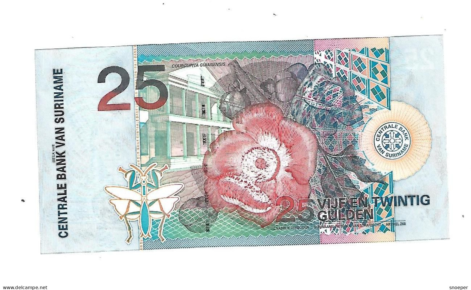 *suriname 25 Gulden 2000  148 Unc - Surinam