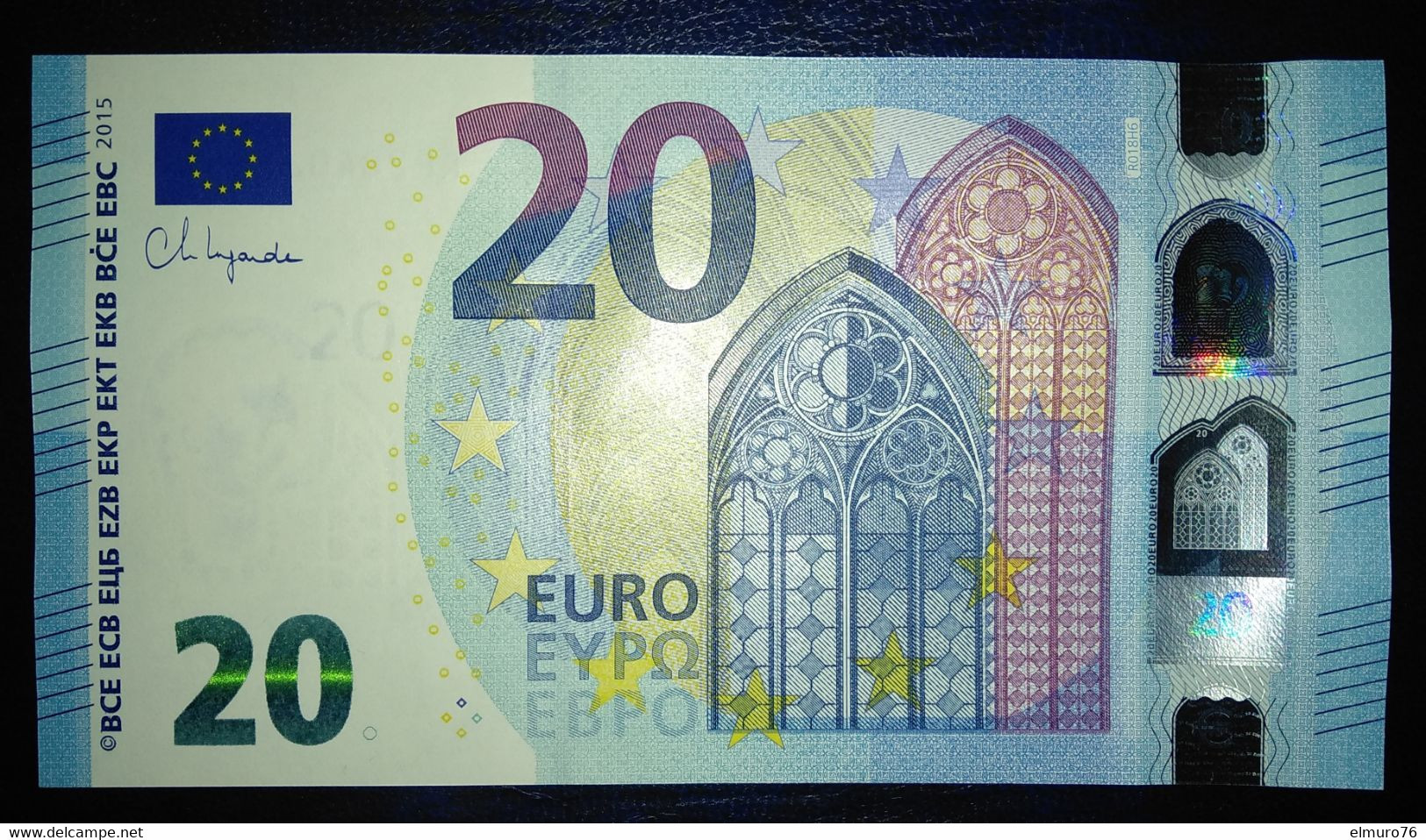 20 EURO R018H6 Lagarde Serie RP Germany Perfect  UNC - 20 Euro