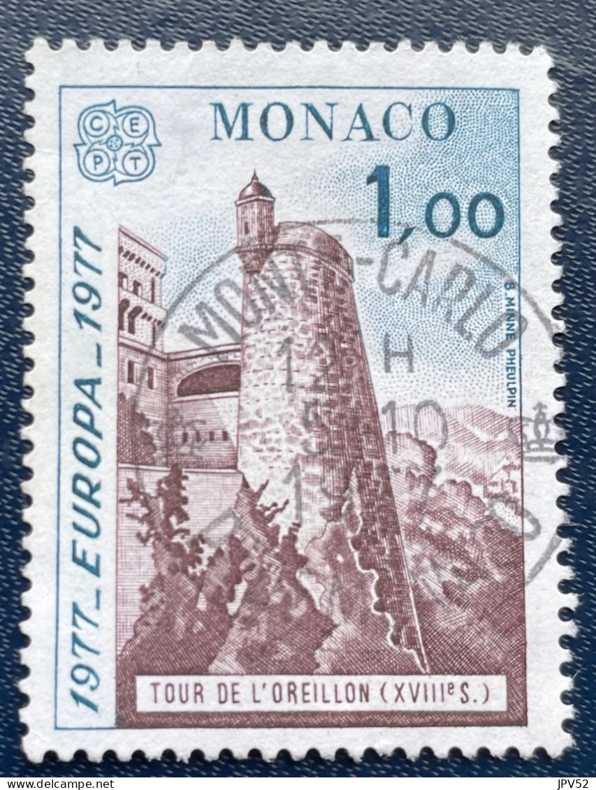 Monaco - C4/52 - 1977 - (°)used - Michel 1273 - Europa - Landschappen - Used Stamps
