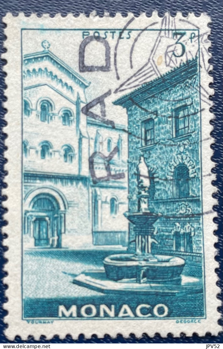 Monaco - C4/52 - 1951 - (°)used - Michel 441 - St.-Nikolaasplaats - Used Stamps