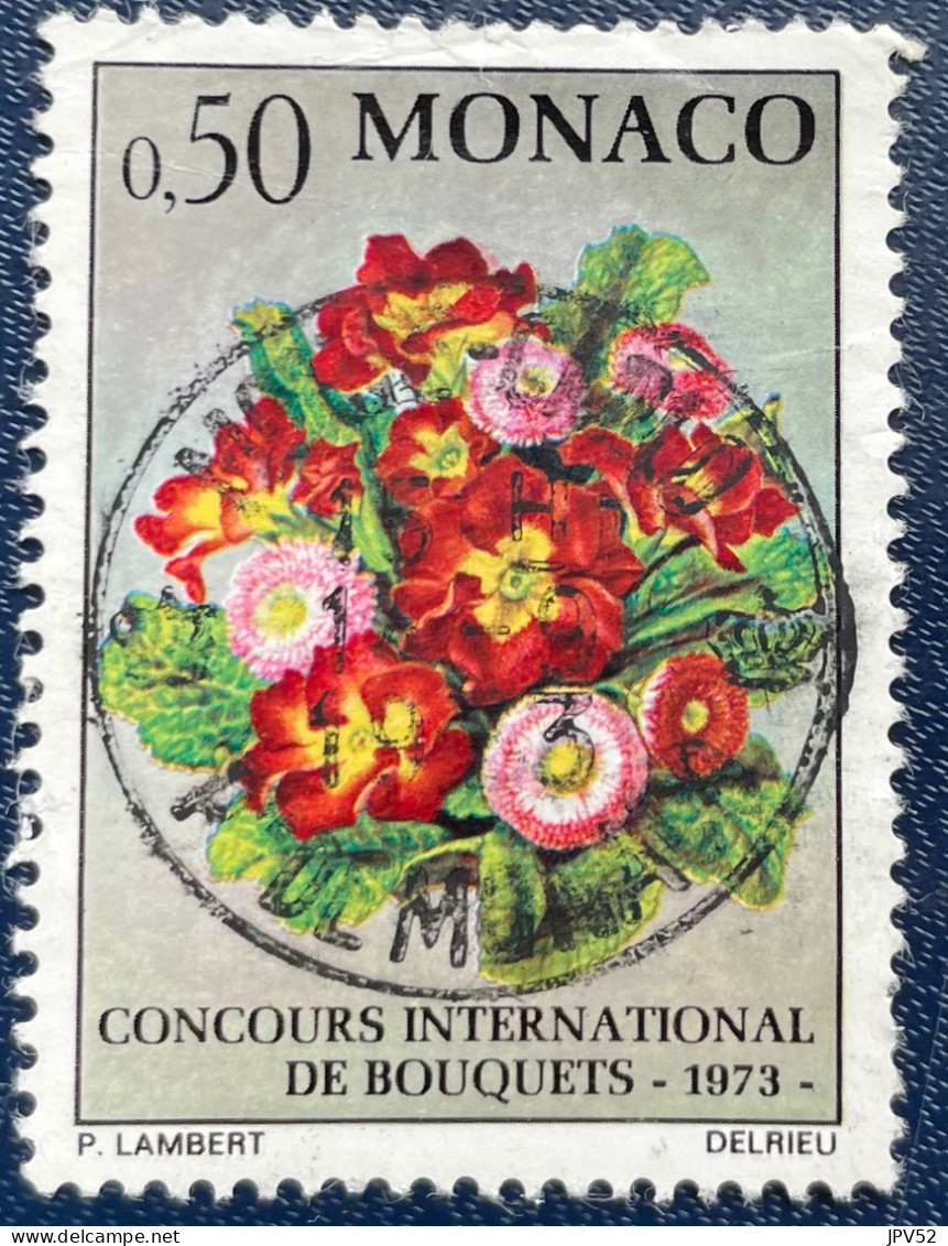 Monaco - C4/52 - 1972 - (°)used - Michel 1069 - Wedstrijd Bloemenschikken - Used Stamps