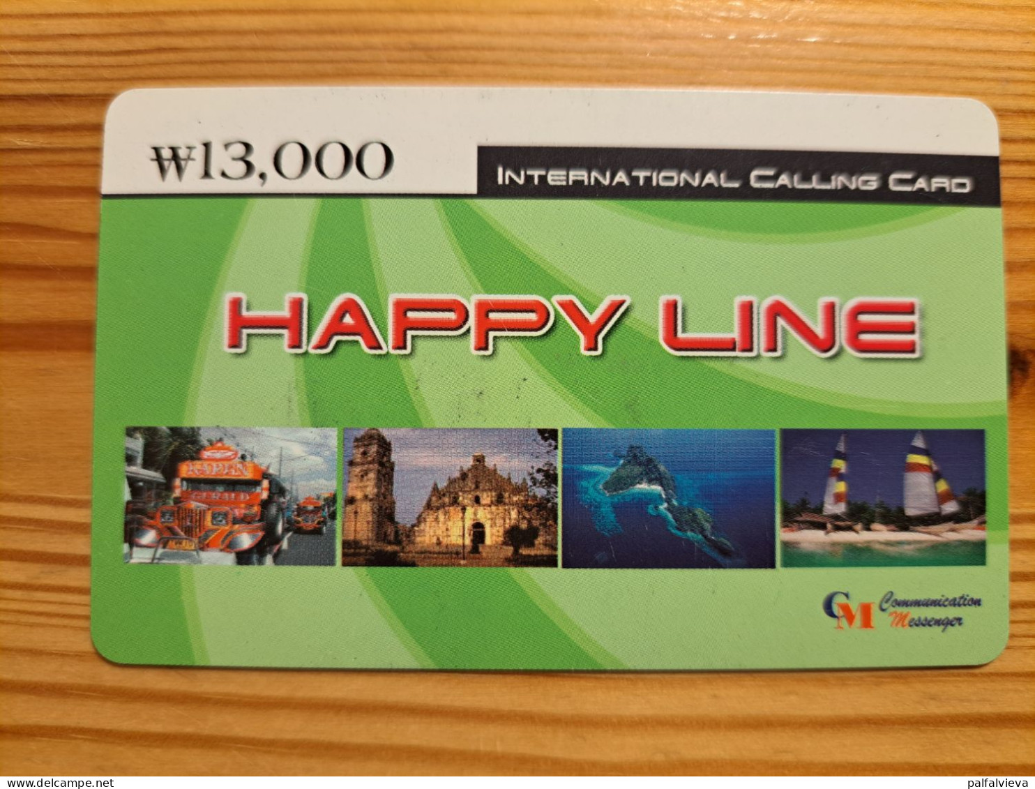 Prepaid Phonecard South Korea, CM, Happy Line - Corée Du Sud