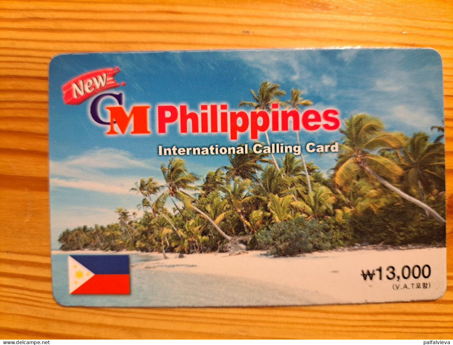 Prepaid Phonecard South Korea, CM Philippines - Korea (Zuid)