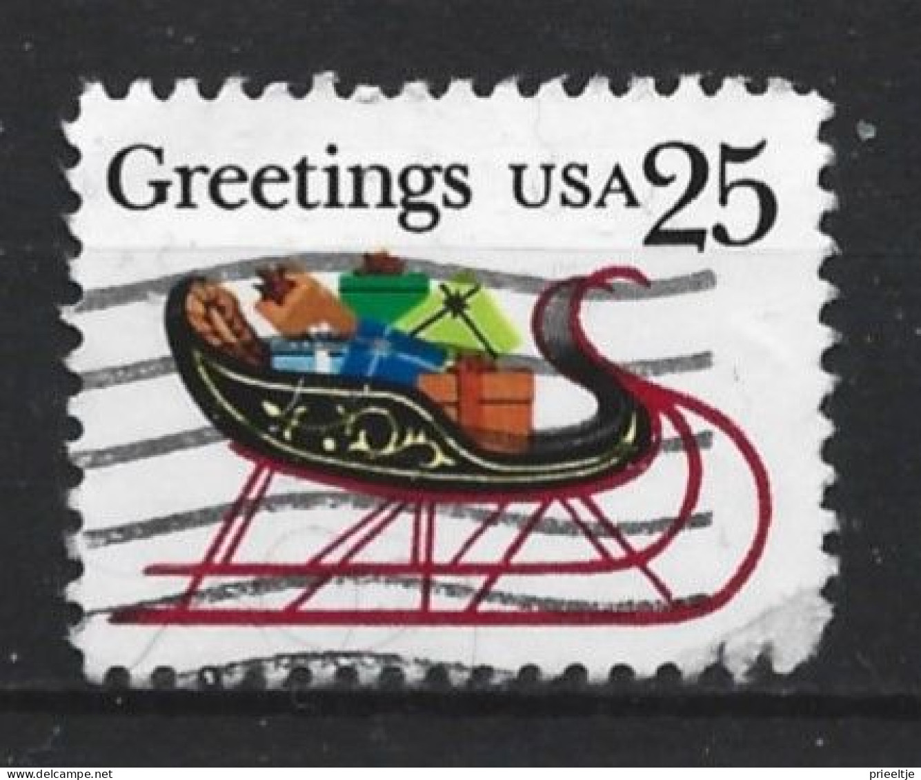 USA 1989 Sleigh & Gift  Y.T. 1879 (0) - Used Stamps