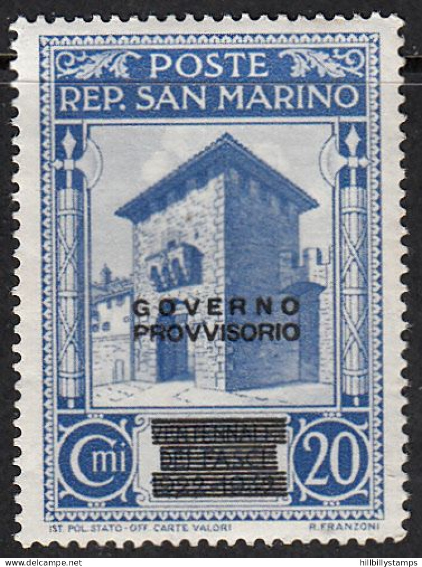 SAN MARINO  SCOTT NO 230  MINT HINGED  YEAR  1943 - Neufs