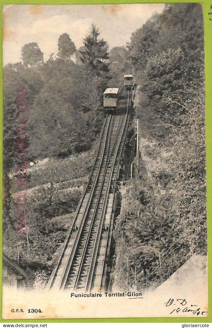 Ad5202 - SWITZERLAND - Ansichtskarten VINTAGE POSTCARD - Territet-Glion - 1905 - Ilanz/Glion