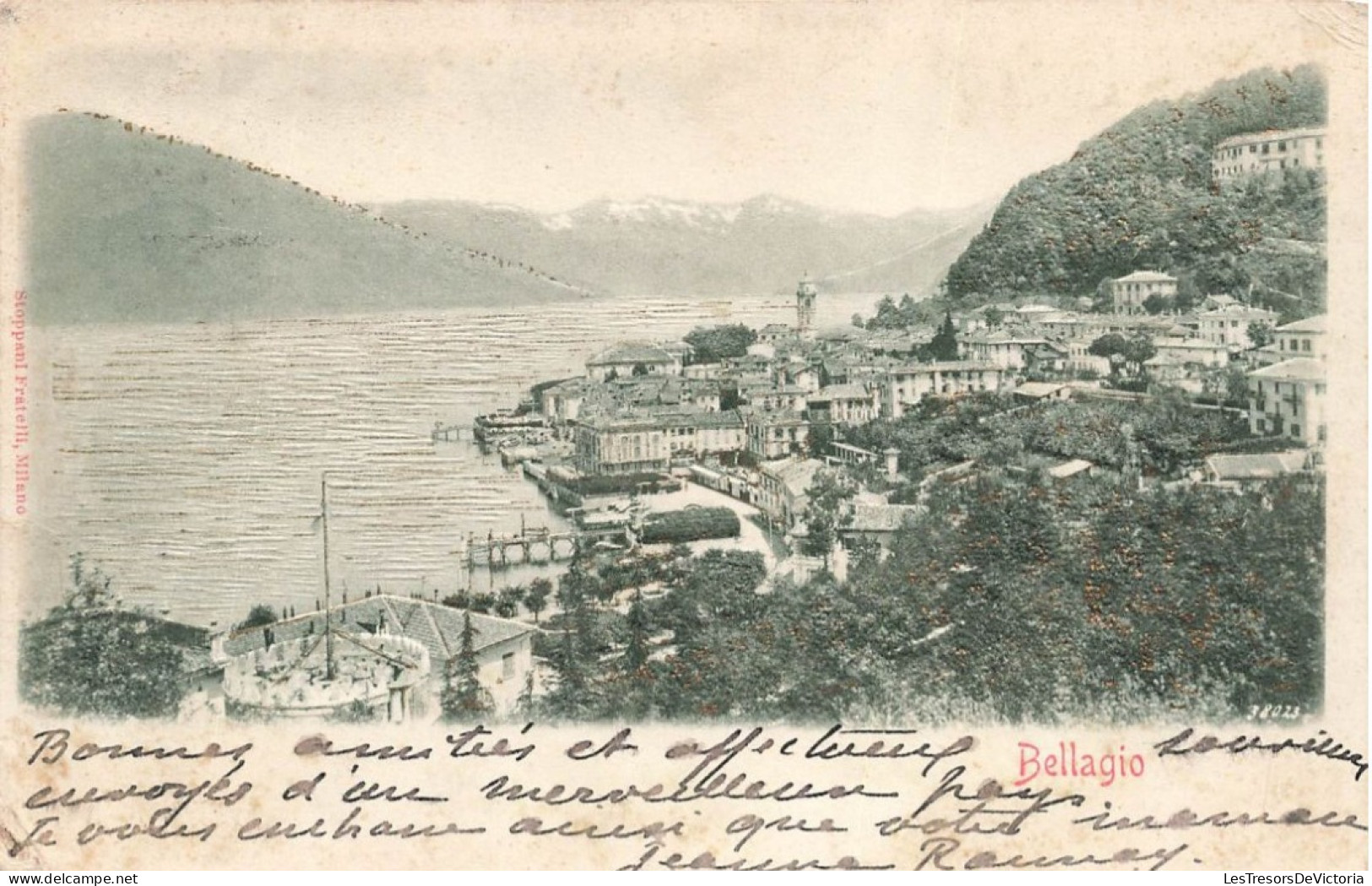 ITALIE - Lombardie - Bellagio - Vue Générale De La Ville - Carte Postale Ancienne - Andere & Zonder Classificatie