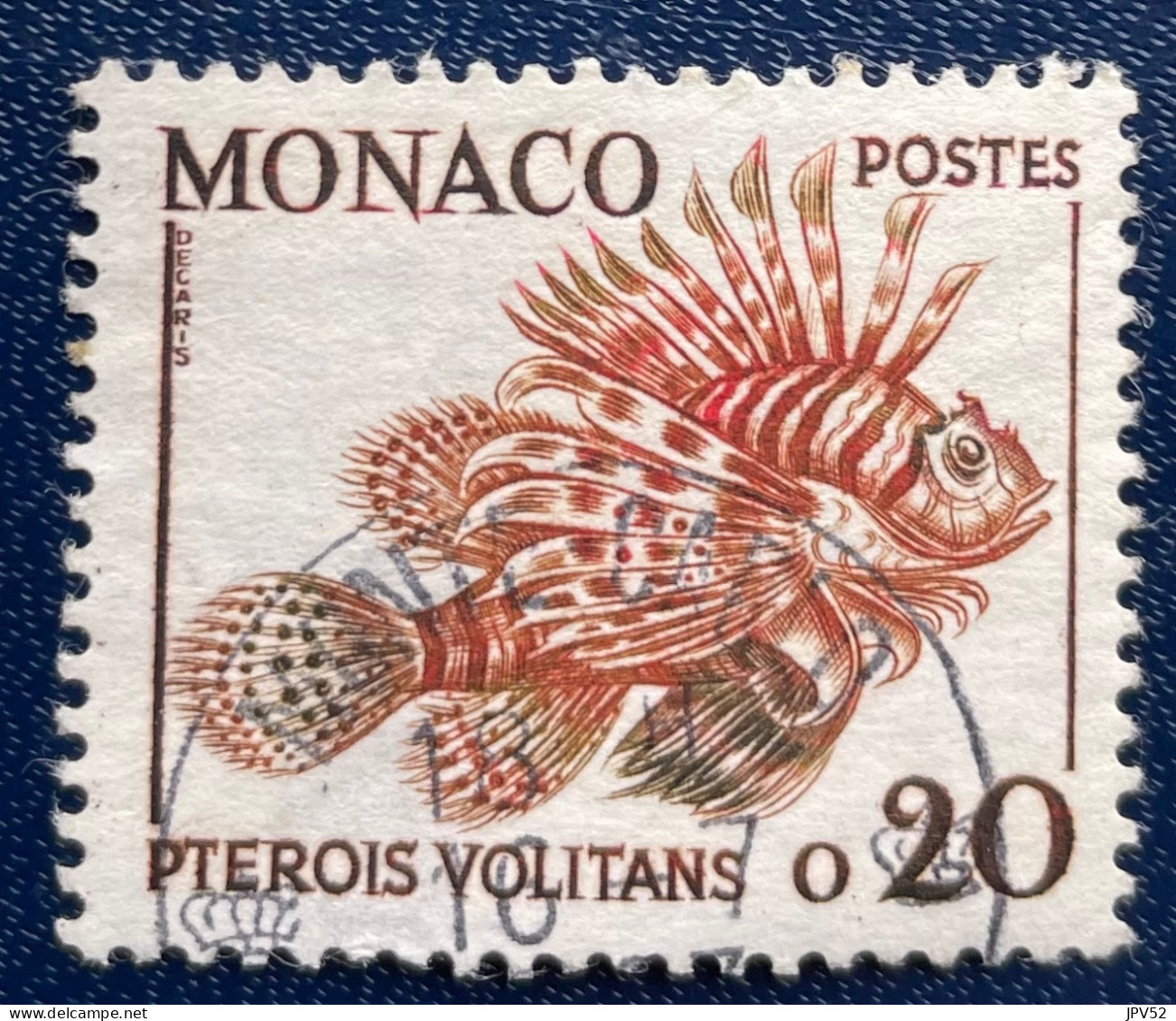Monaco - C4/56 - 1960 - (°)used - Michel 652 - Gewone Koraalduivel - Oblitérés