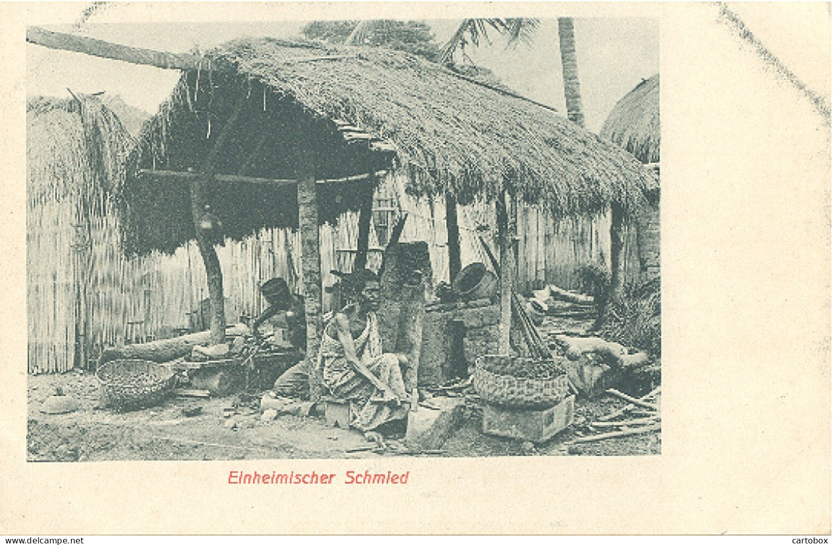 Togo, Einheimischer Schmied (inheemse Smid) (native Smith) - Togo