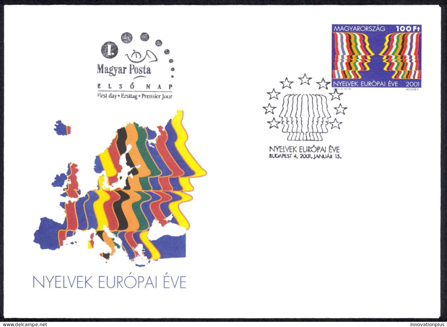 Hungary Sc# 3734 FDC 2001 European Language Year - FDC