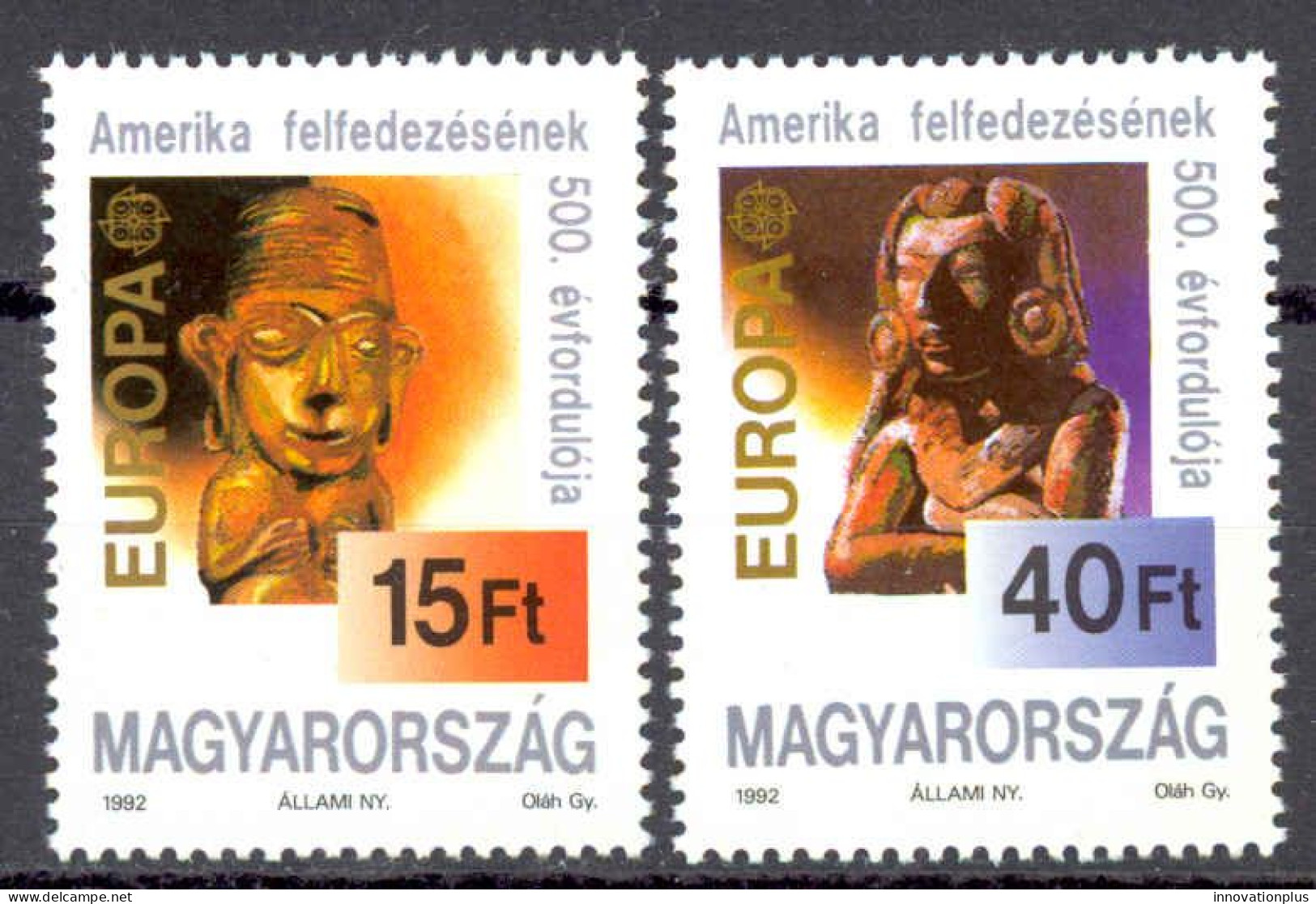 Hungary Sc# 3344-3345 MNH 1992 Europa - Nuovi