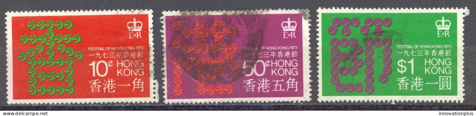 Hong Kong Sc# 291-293 Used (a) 1973 Festival Of Hong Kong - Used Stamps