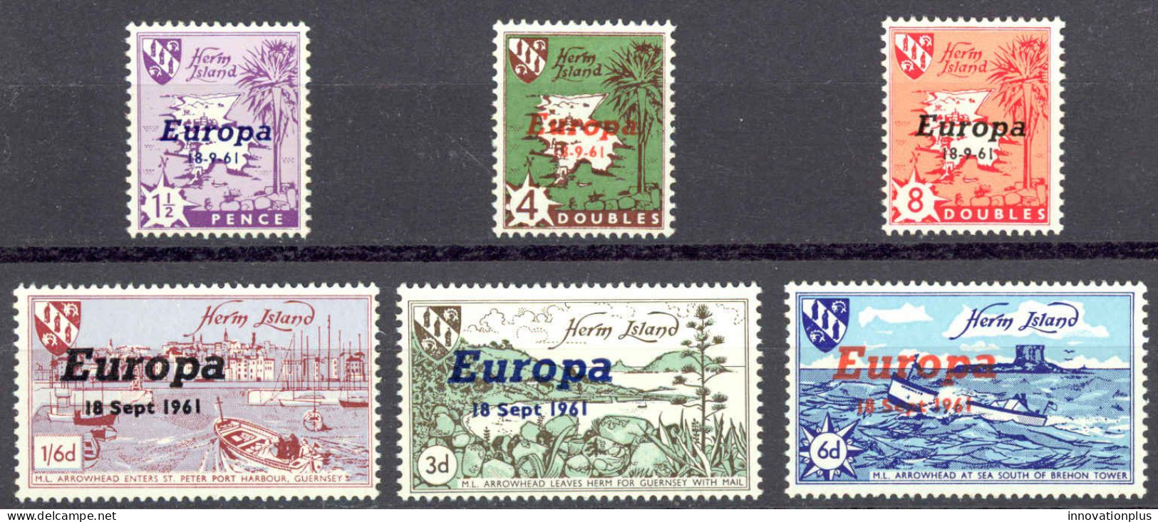 Herm Island MNH Set/6 1961 Europa - Cinderella