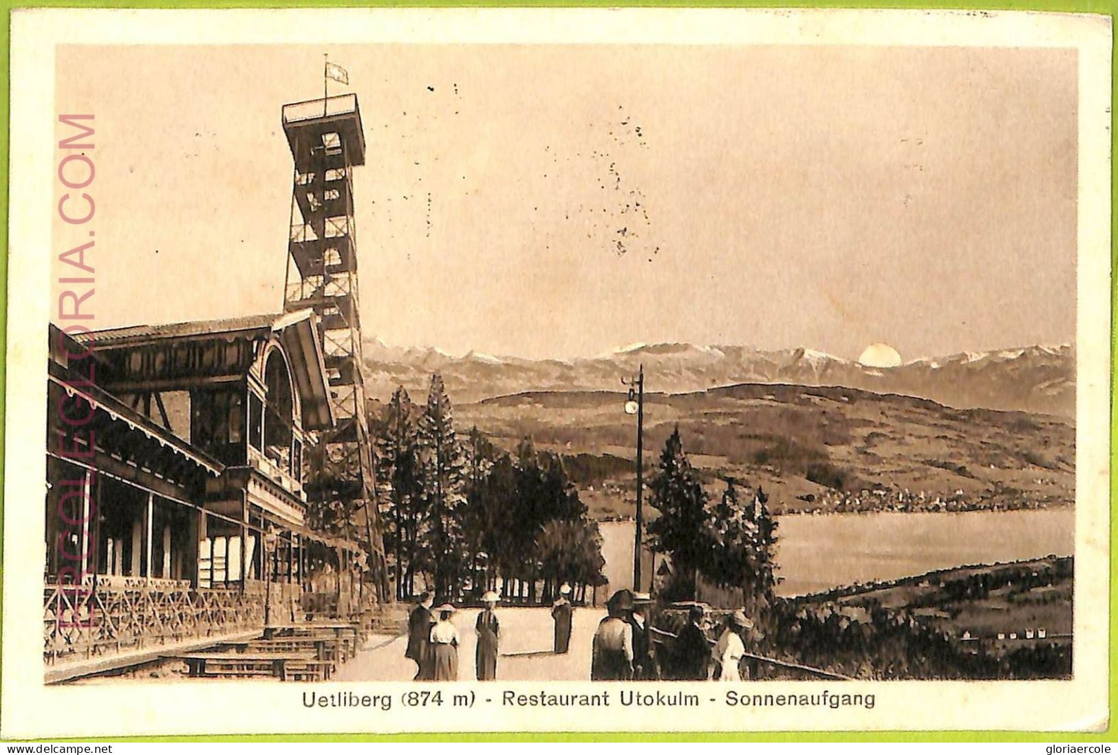 Ad5227 - SWITZERLAND Schweitz - Ansichtskarten VINTAGE POSTCARD-Uetliberg - 1919 - Berg