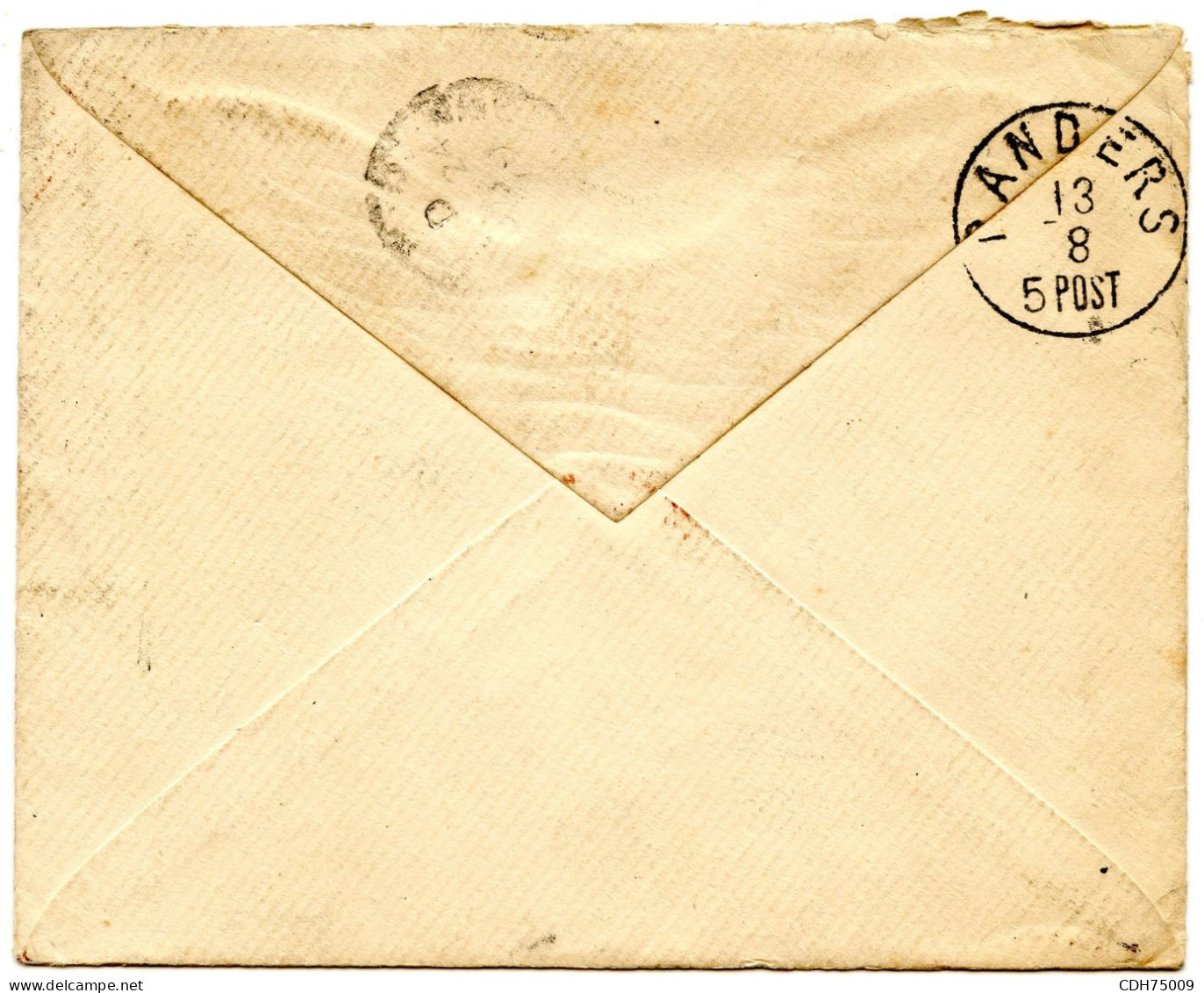 EX-COLONIES ANGLAISES - TRANSVAAL - LETTRE DE JOHANNESBURG POUR LE DANEMARK (1 TIMBRE DEFAUT) - Transvaal (1870-1909)