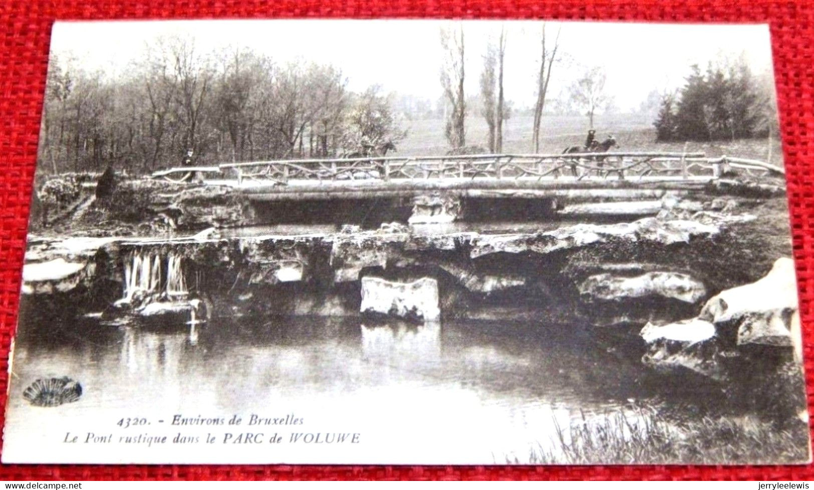 BRUXELLES  -  WOLUWE   - Le Pont Rustique  Dans Le Parc De Woluwé - Forêts, Parcs, Jardins