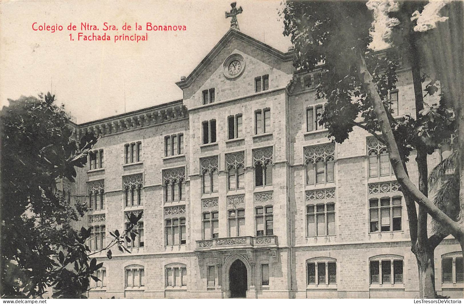 ESPAGNE - Barcelona - Colegio De Ntra Sra. De La Bonanova - Fachada Principal - Carte Postale Ancienne - Barcelona