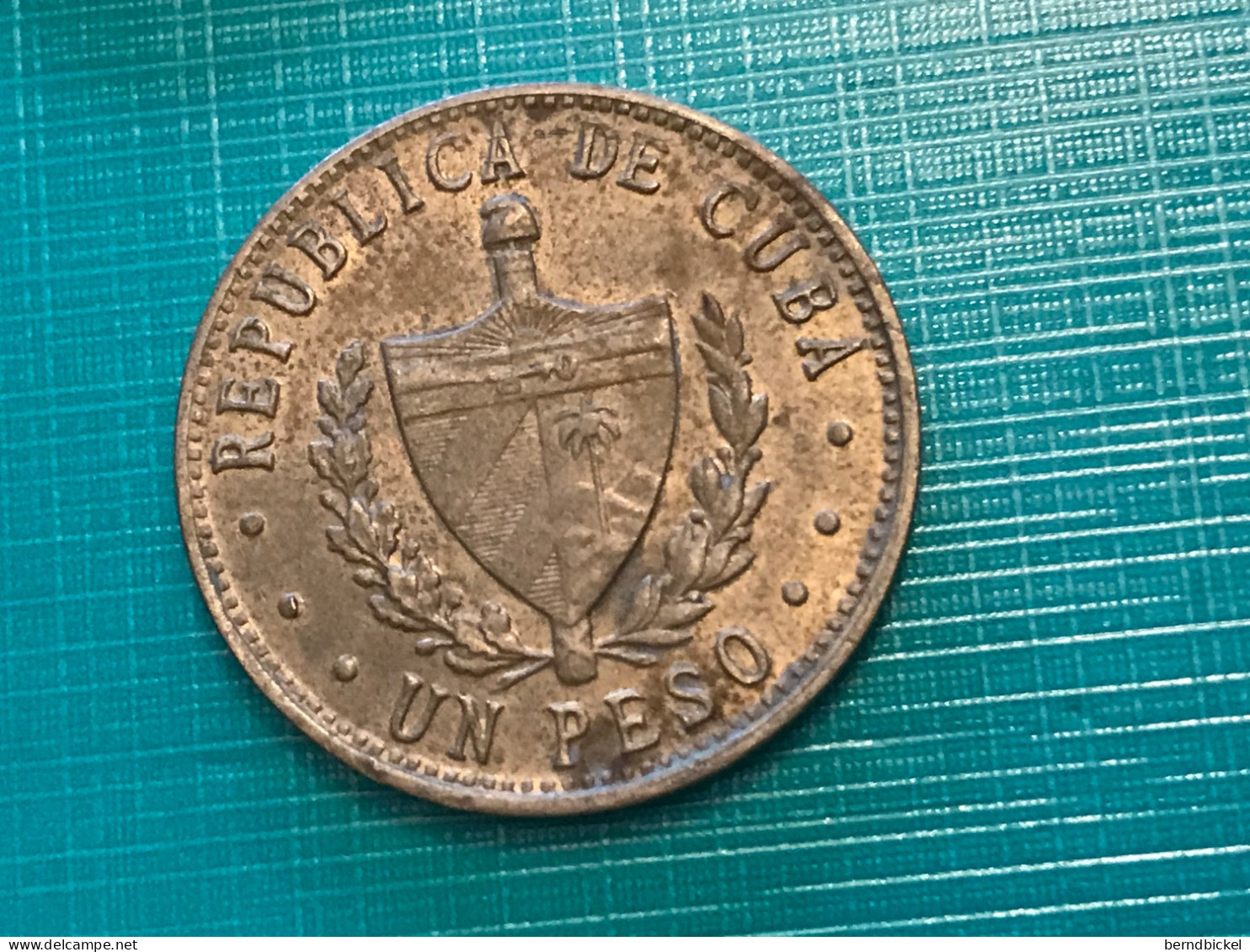 Münze Münzen Umlaufmünze Kuba 1 Peso 1986 - Kuba