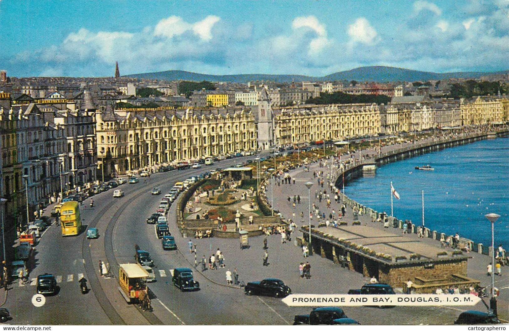 UK Isle Of Man Douglas Promenade And Bay - Man (Eiland)