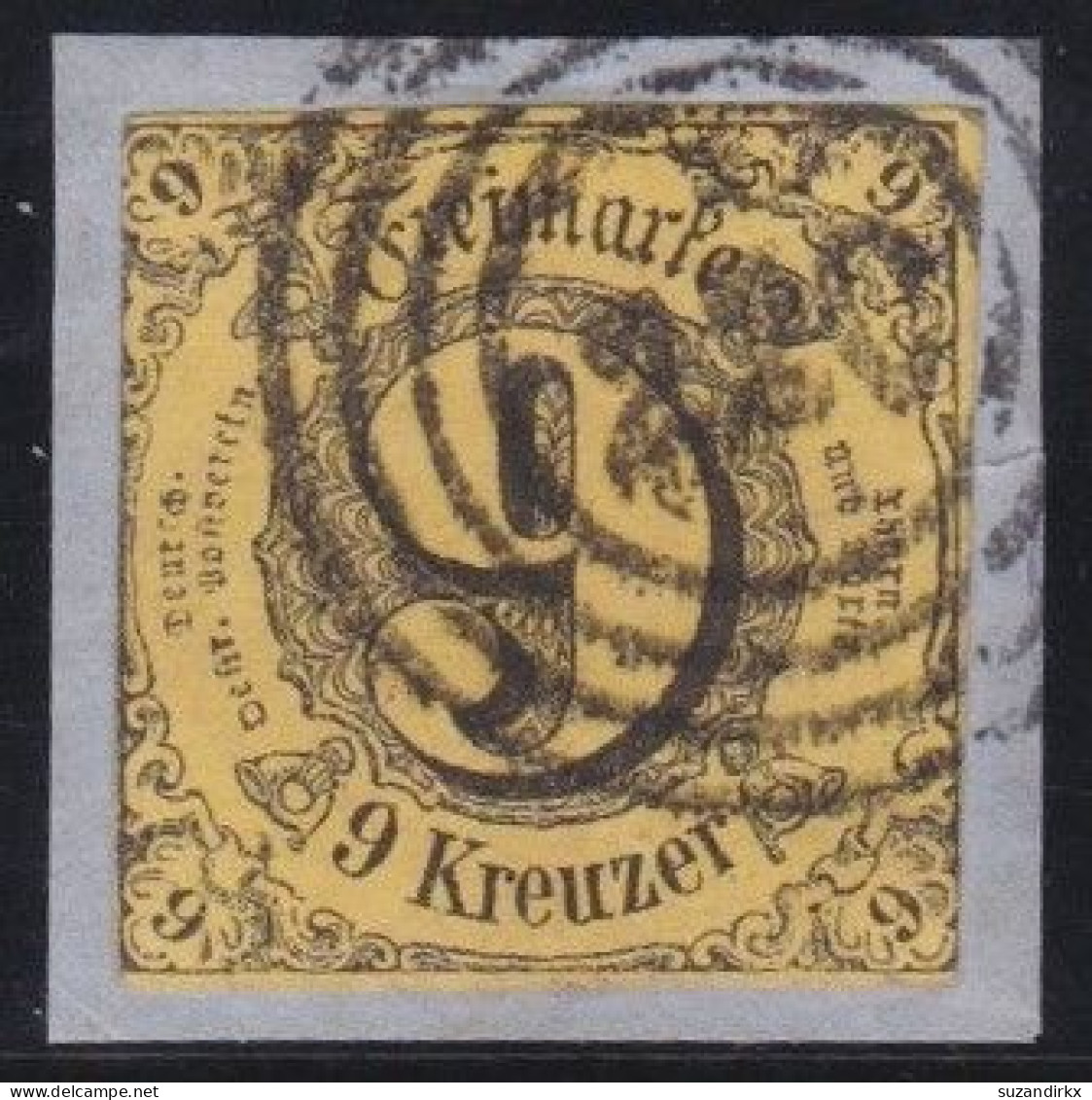 Thurn & Taxis     -     Michel   -   10-I  Auf Papier    -       O      -    Gestempelt - Used