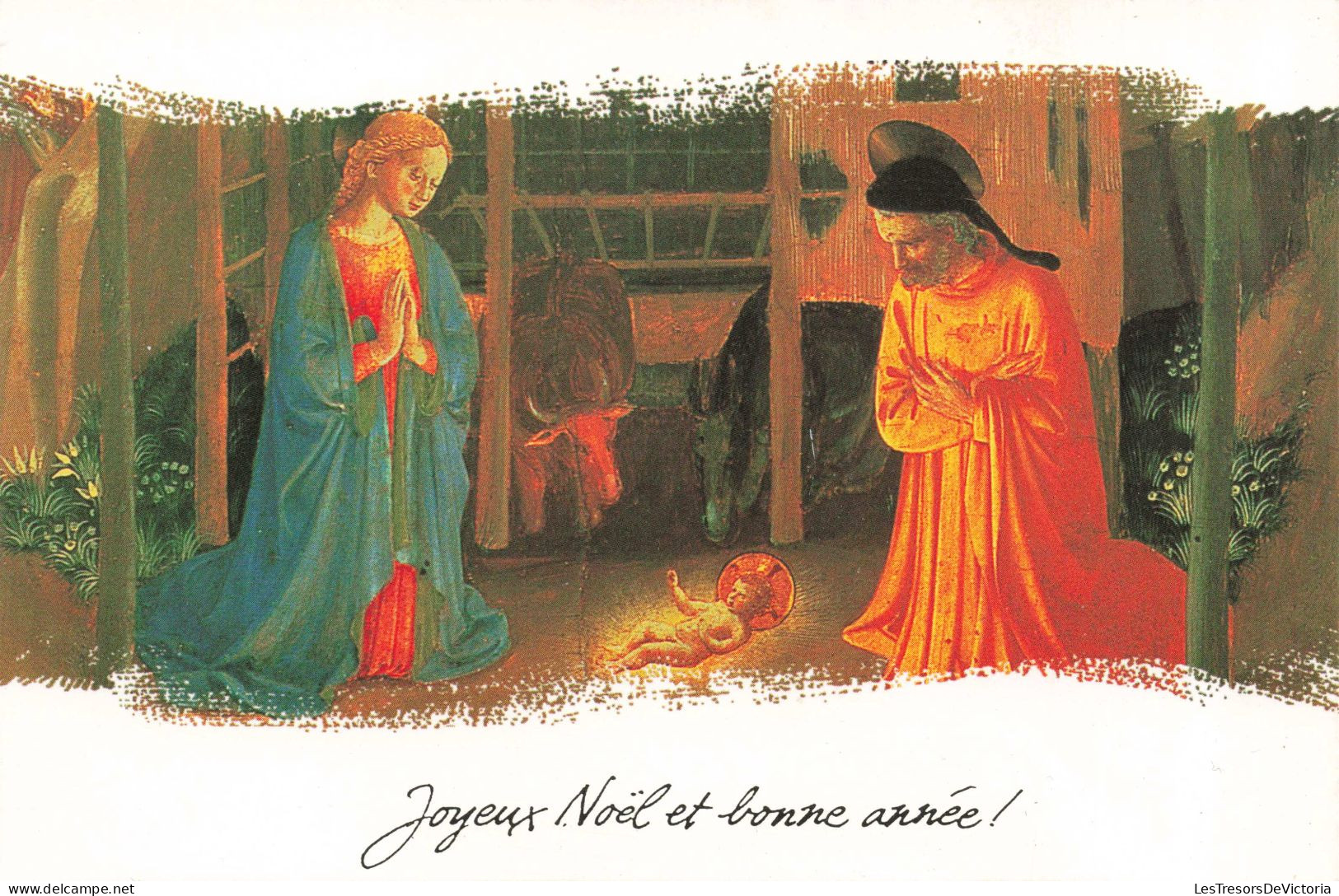 RELIGIONS & CROYANCES - Joyeux Noel Et Bonne Année - Carte Postale Ancienne - Autres & Non Classés