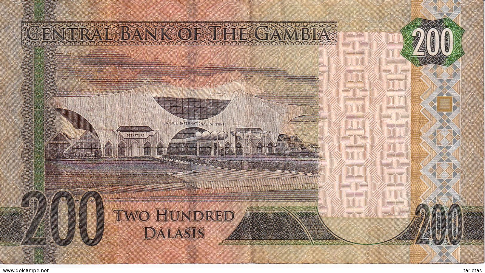 BILLETE DE GAMBIA DE 200 DALASIS DEL AÑO 2015 (BANKNOTE) - Gambia