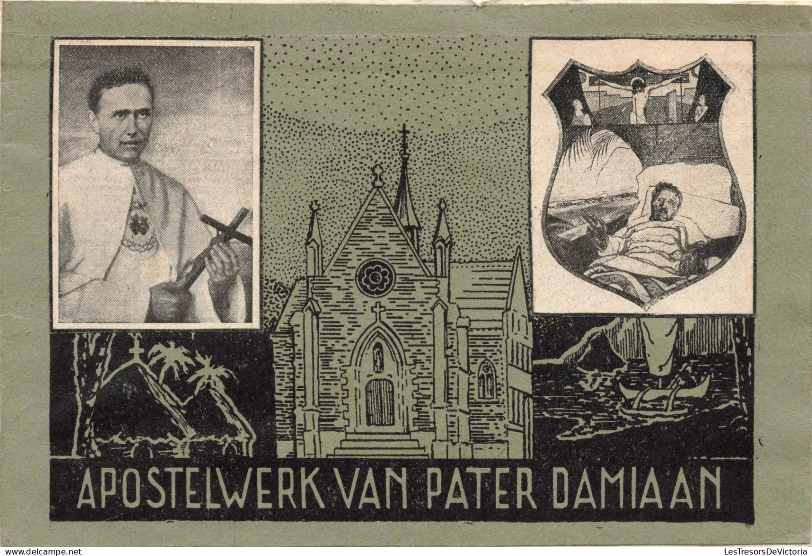 RELIGIONS & CROYANCES - Apostelwerk Van Pater Damiaan - Carte Postale Ancienne - Papes
