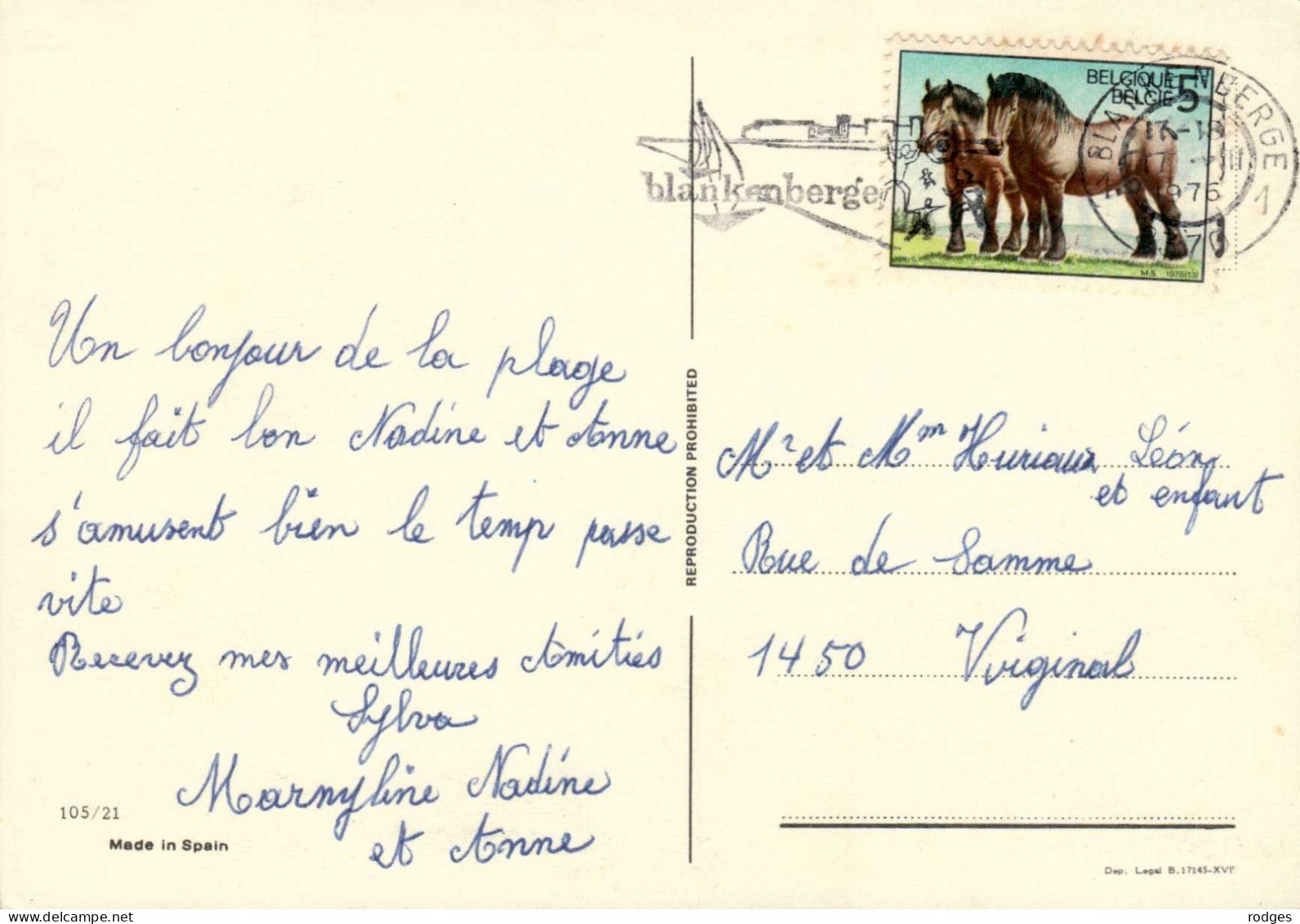 BELGIQUE , LOT de 15 cp , DE PANNE, BRUXELLES, SPA,BLANKENBERGE,OOSRDUINKERKE,ANVERS,BRUGES,HAN,COQ,LIEGE (008)