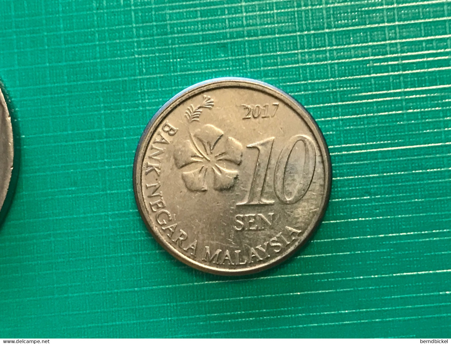Münze Münzen Umlaufmünze Malaysia 10 Sen 2017 - Maleisië